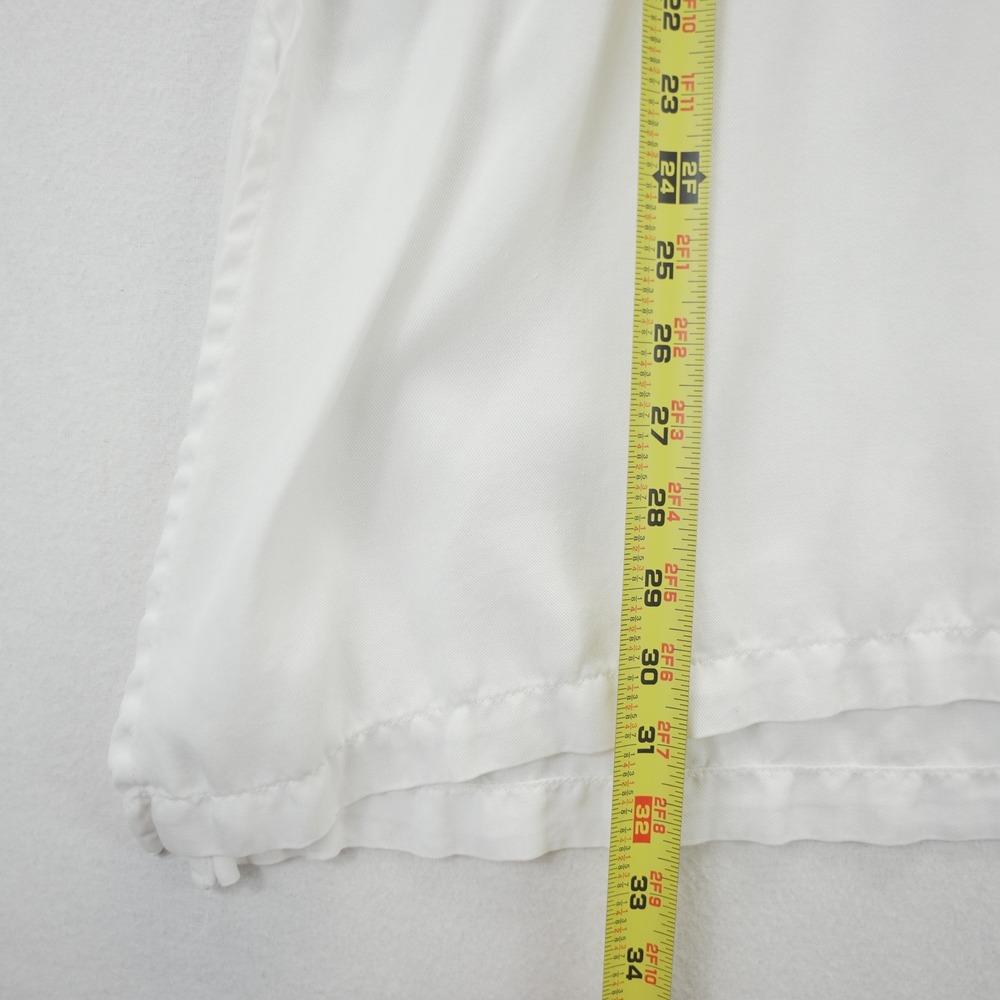 Bryn‎ Walker White Tencel Babydoll Tunic Top 3/4 Sleeve Made in USA Womens Small - Picture 3 of 10